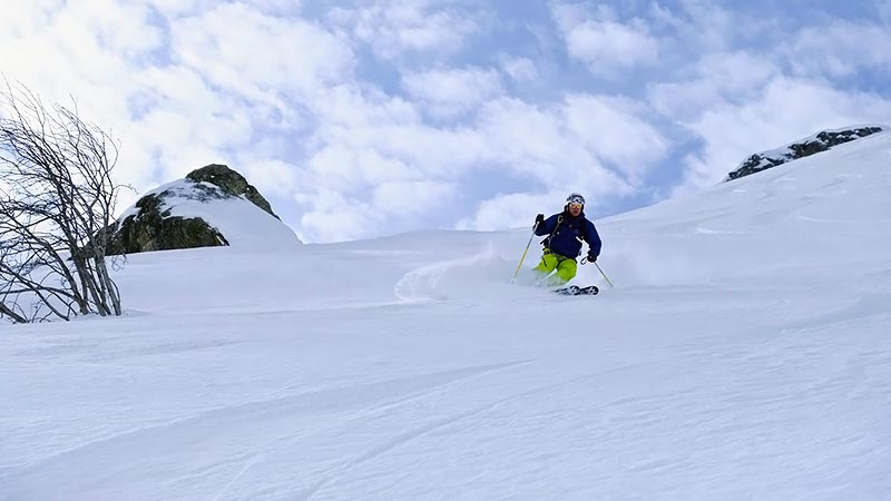 Chamonix backcountry skiing, off-piste experience