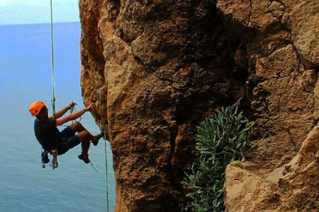Single-pitch rock climbing day in Finale Ligure