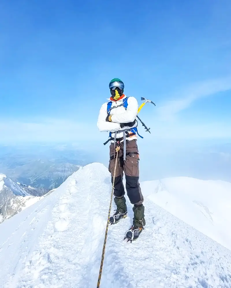Mont Blanc Summit 4810m, French Route